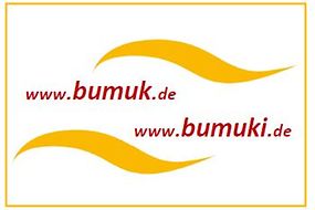 Logo mit den Kurzadressen www.bumuk.de und www.bumuki.de